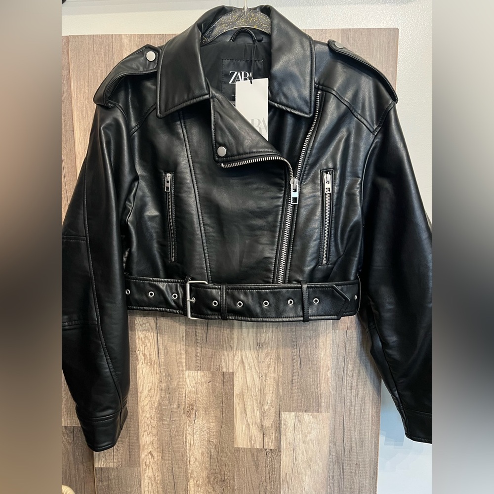 Moto cropped Jacket - Medium